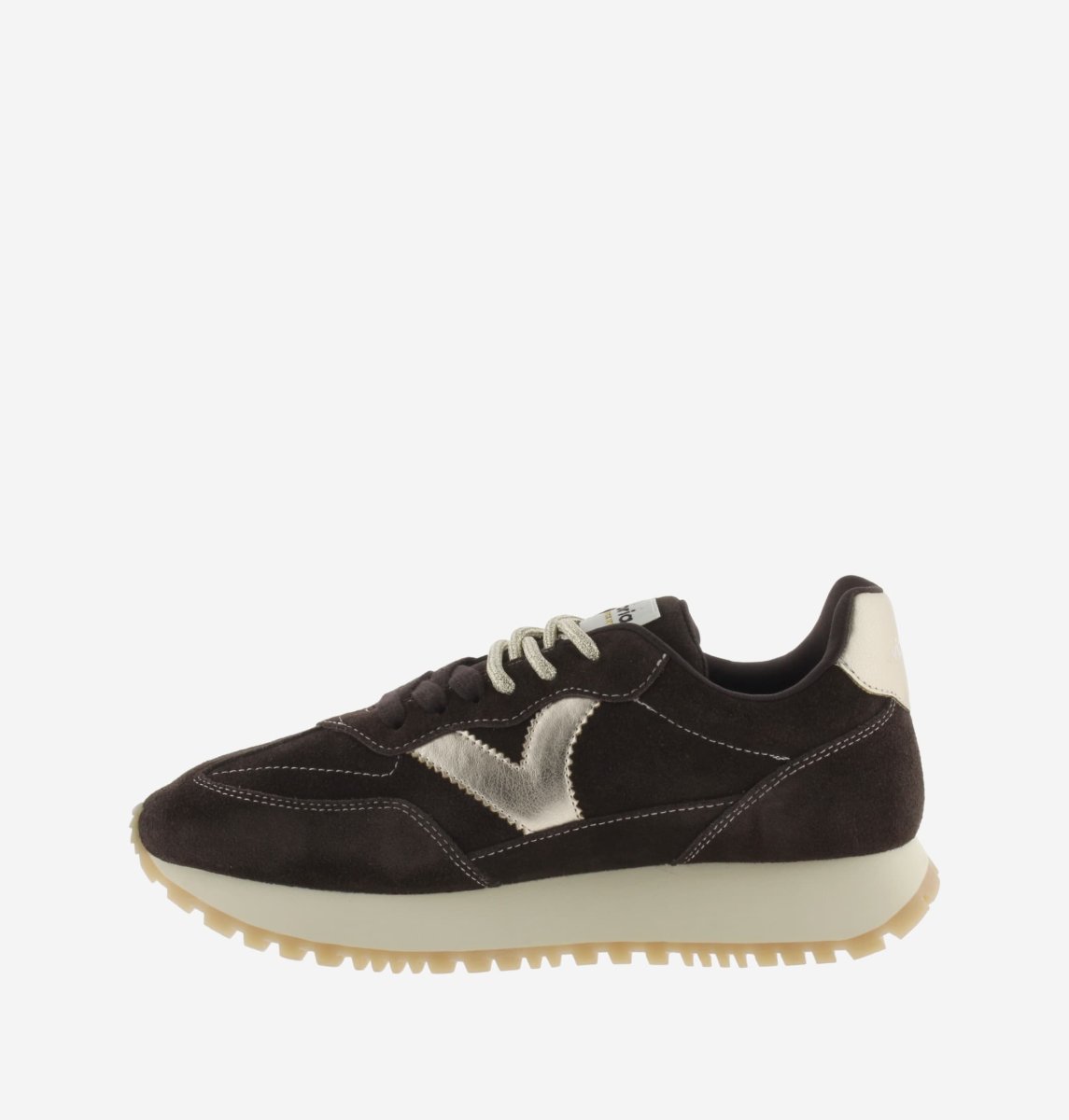 Deportiva Viento Serraje Marrón Chocolate Victoria - Imagen 4