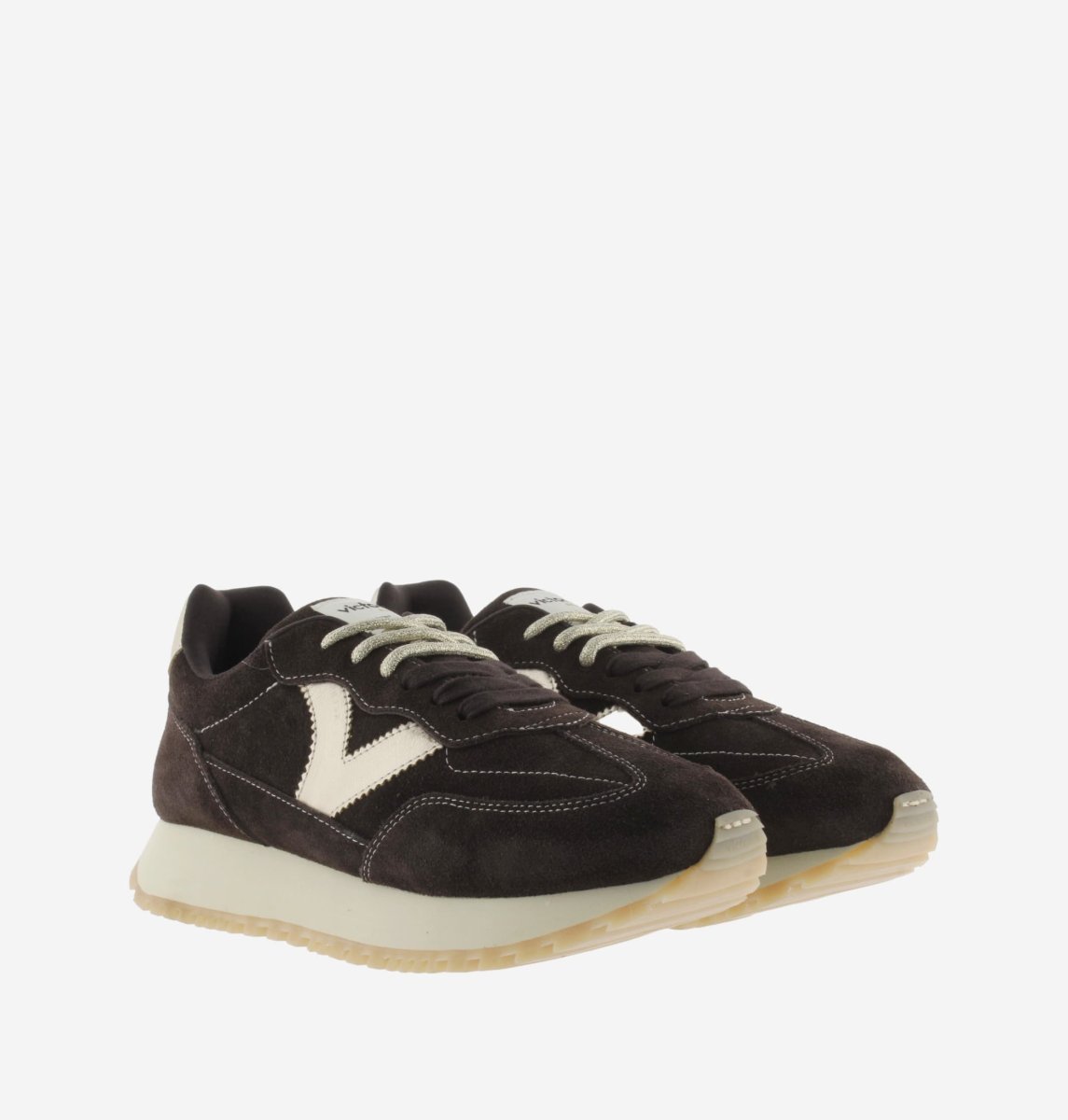 Deportiva Viento Serraje Marrón Chocolate Victoria - Imagen 6