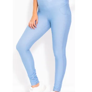 Leggins MAMA MIA Maternity De Suave y Elastica Mezcilla
