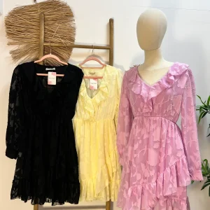 Vestido jardín volante