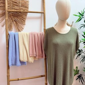 Blusa oversize brillo