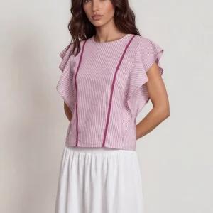 Blusa RIMINI RAYAS fucsia