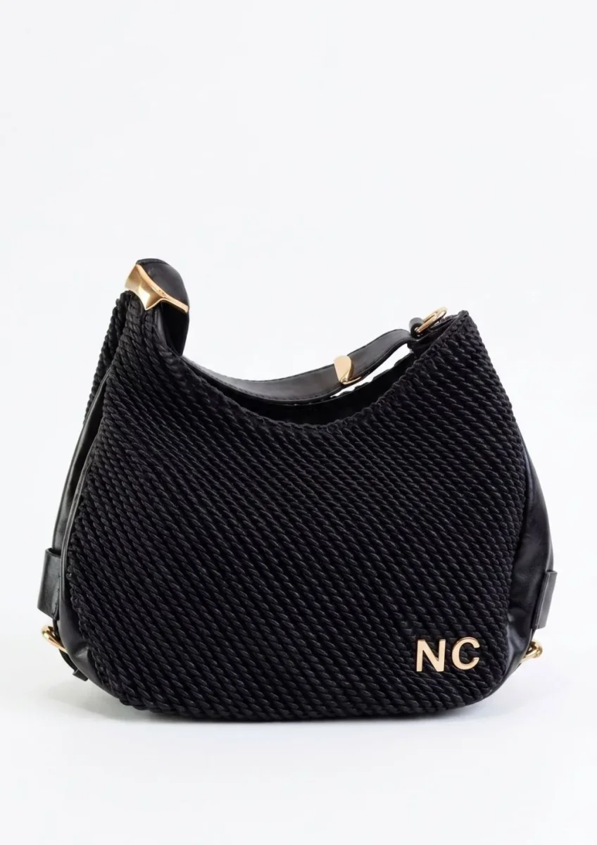 Bolso Góndola Soft Textura Noco asa metal - Imagen 3