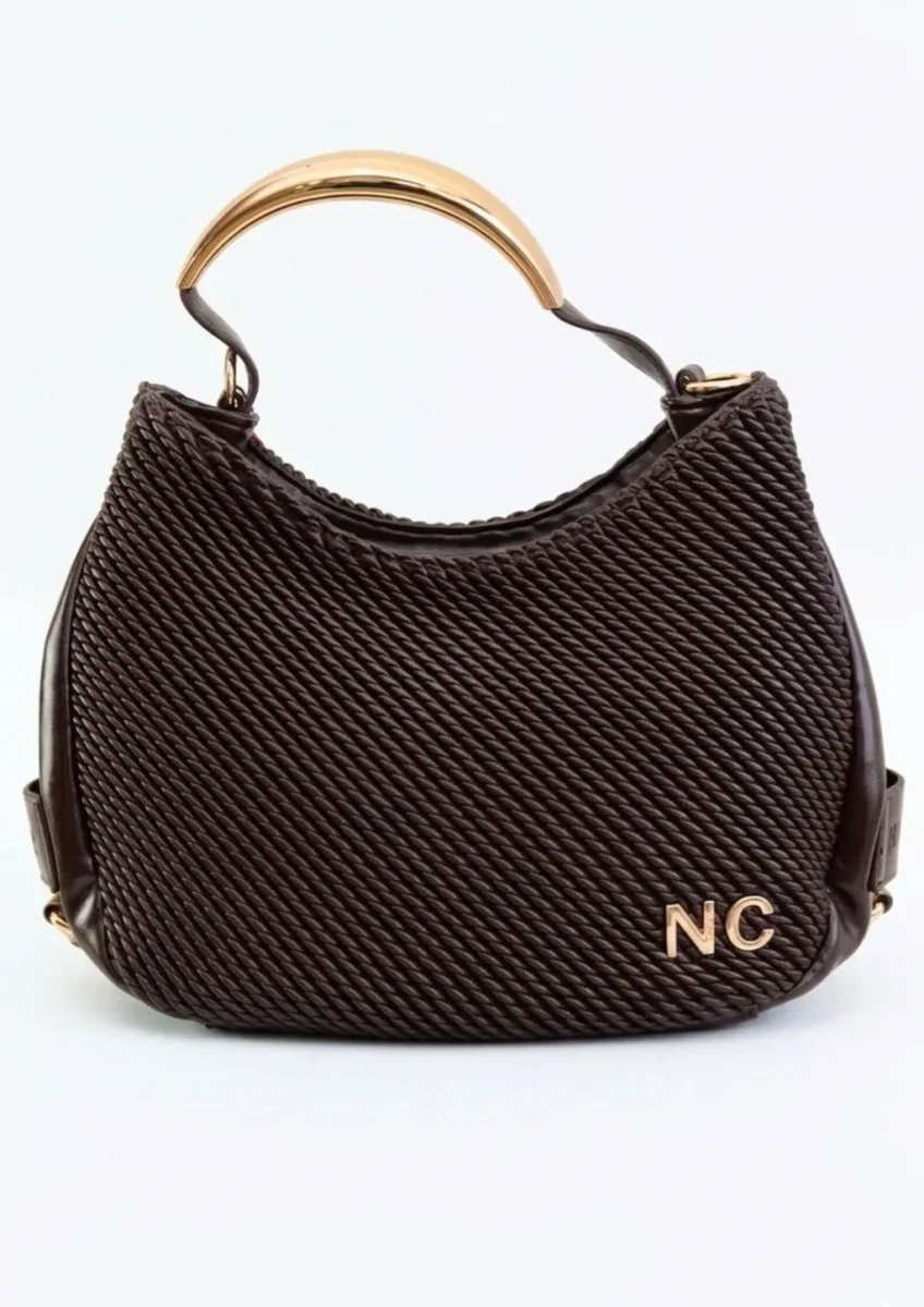 Bolso Góndola Soft Textura Noco asa metal - Imagen 5