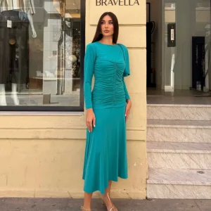 Vestido fruncido