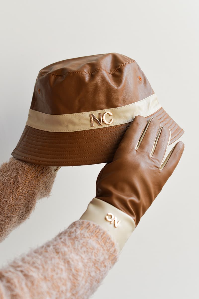 Guantes Bicolor Piel Vegana Noco - Imagen 4