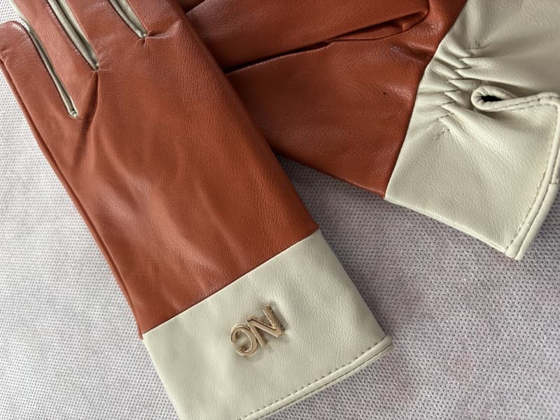 Guantes Bicolor Piel Vegana Noco - Imagen 7