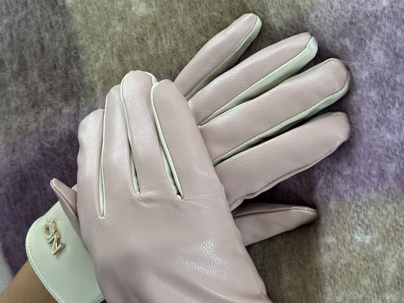 Guantes Bicolor Piel Vegana Noco - Imagen 9