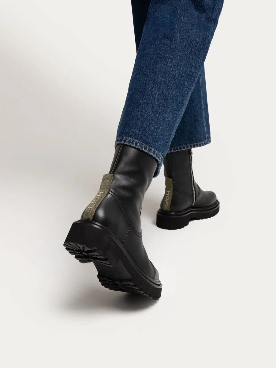 BOTA PIEL OFFICE NEGRO - Imagen 3