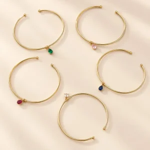 pulsera rigida diamante