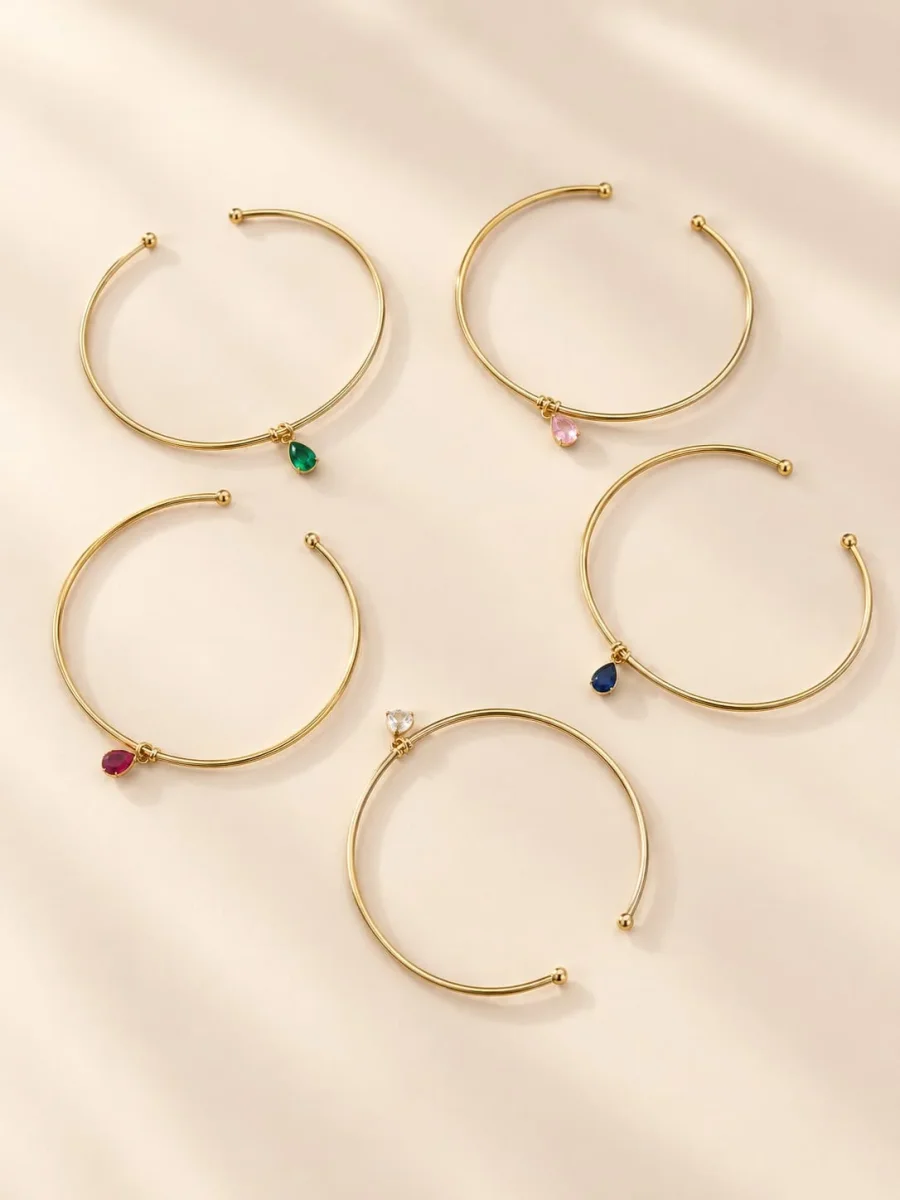 pulsera rigida diamante - Imagen 2