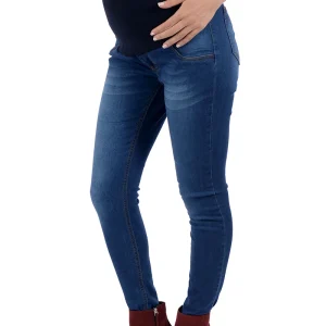 Jeans de embarazo MAMA MIA Maternity de mezclilla estilo entubado