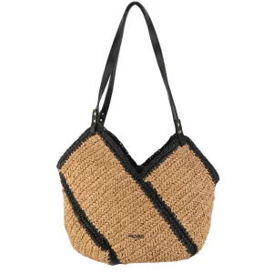 Tote Fibra Natural Kbas Linea Tostado