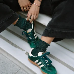 Calcetines ruly brillo verdes