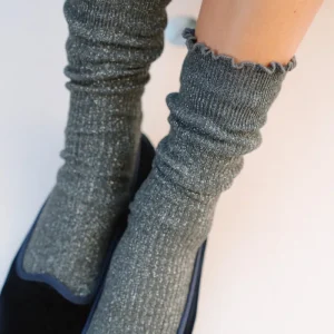 Calcetines ruly brillo gris