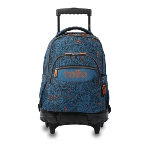 Mochila escolar con ruedas Totto Renglones - Grafer