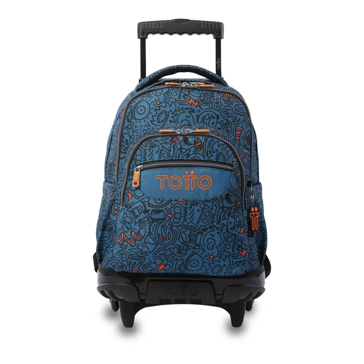 Mochila escolar con ruedas Totto Renglones - Grafer