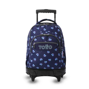 Mochila escolar con ruedas Totto Renglones - Nacary