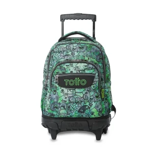 Mochila escolar con ruedas Totto Renglones - Crew