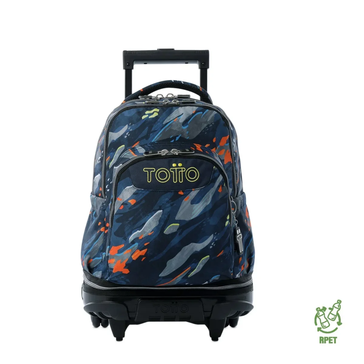 Mochila escolar ruedas desmontable Totto Tiza - Groove - Imagen 2