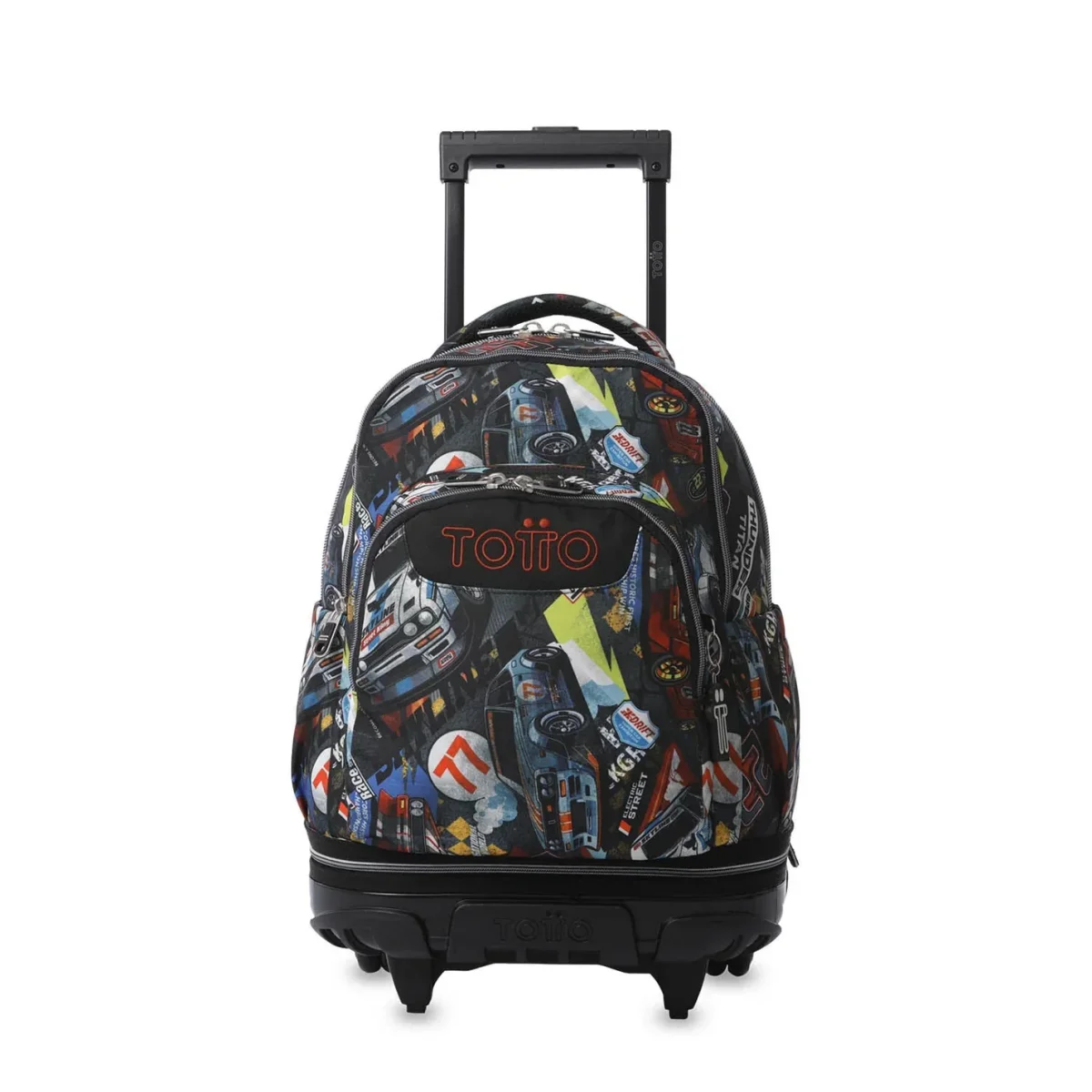 Mochila escolar ruedas desmontable Totto Tiza - Rally Red