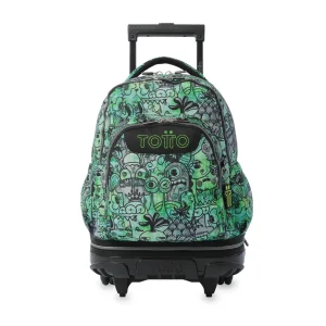 Mochila escolar ruedas desmontable Totto Tiza - Crew