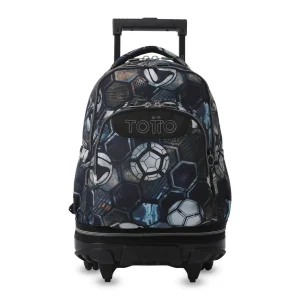 Mochila escolar ruedas desmontable Totto Tiza - Verat Soccer