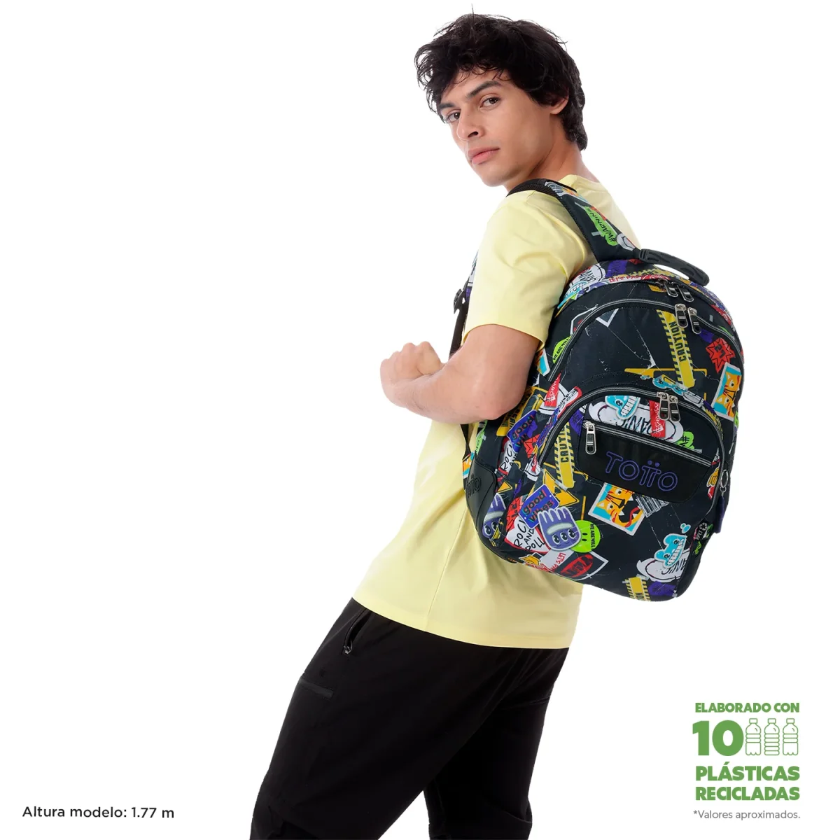 Mochila escolar Totto Rayol - Sticky - Imagen 3