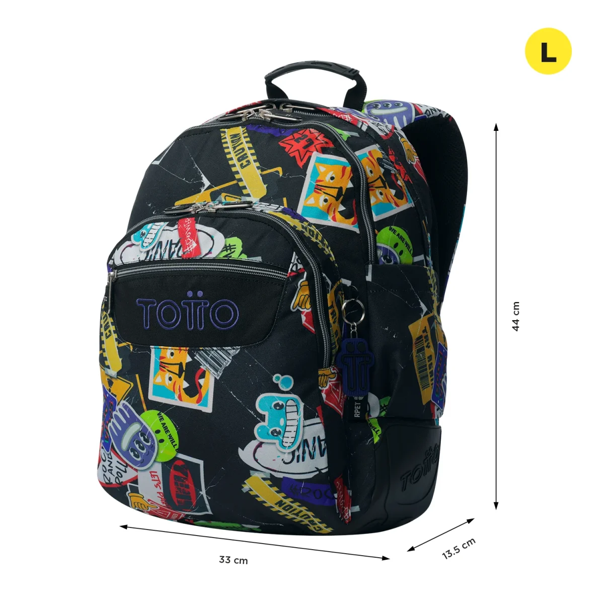 Mochila escolar Totto Rayol - Sticky - Imagen 4
