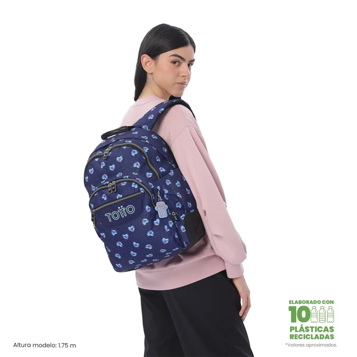 Mochila escolar Totto Rayol - Nacary - Imagen 3