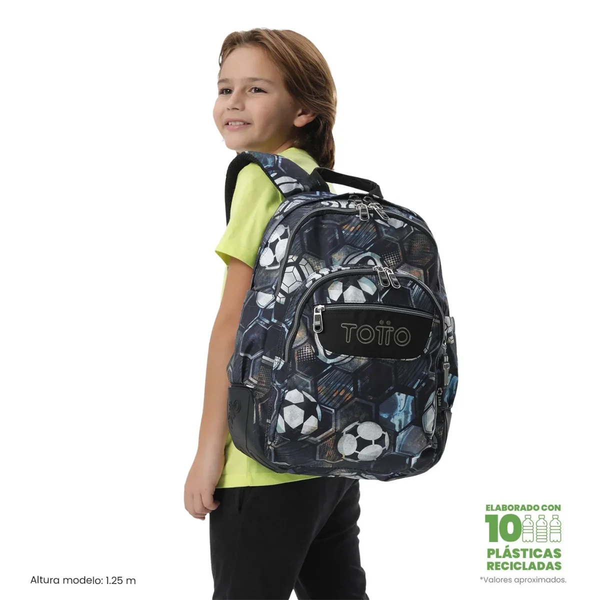 Mochila escolar Totto Rayol - Verat Soccer - Imagen 3