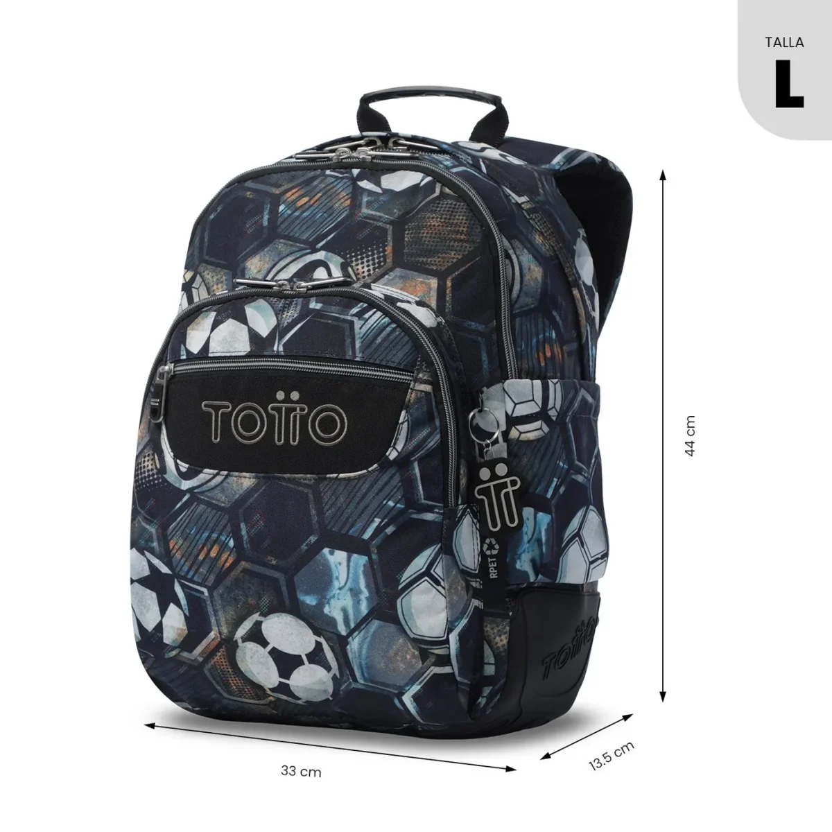 Mochila escolar Totto Rayol - Verat Soccer - Imagen 4