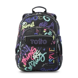 Mochila escolar Totto Rayol - Letry