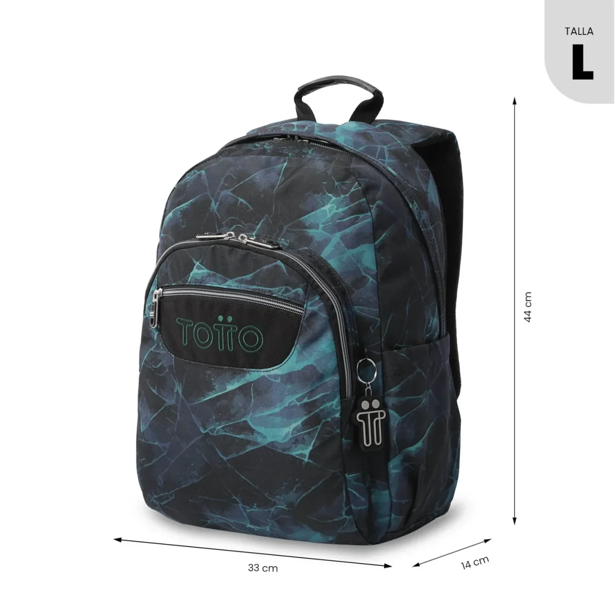 Mochila escolar adaptable a carro Totto Acuareles - Gelido - Imagen 4