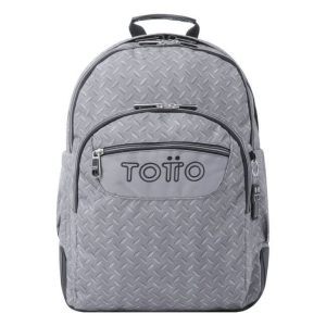 Mochila escolar Totto Crayoles Gris Metálico