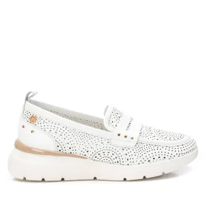 Mocasin Piel Blanco Carmela 162275