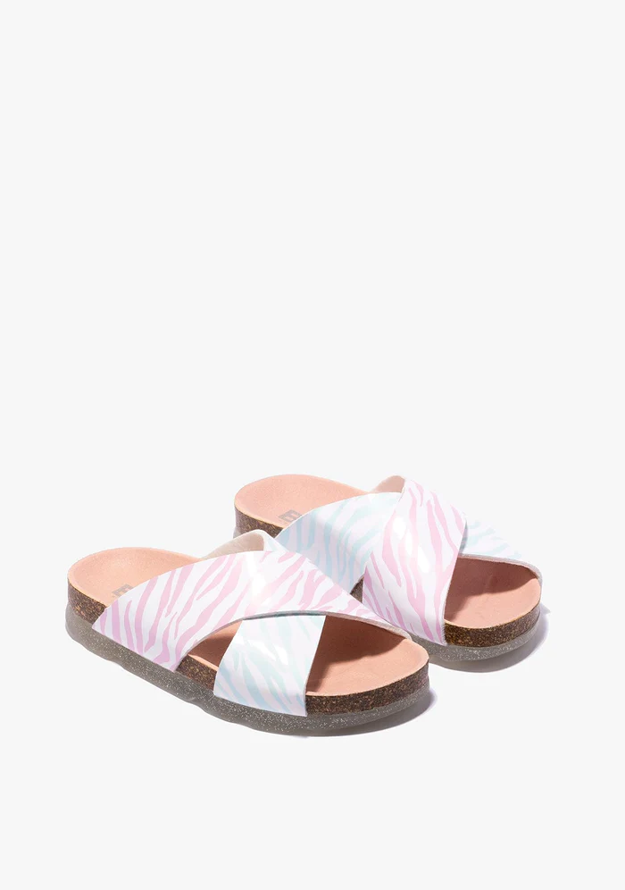 Sandalia Estampado Cebra - Imagen 3