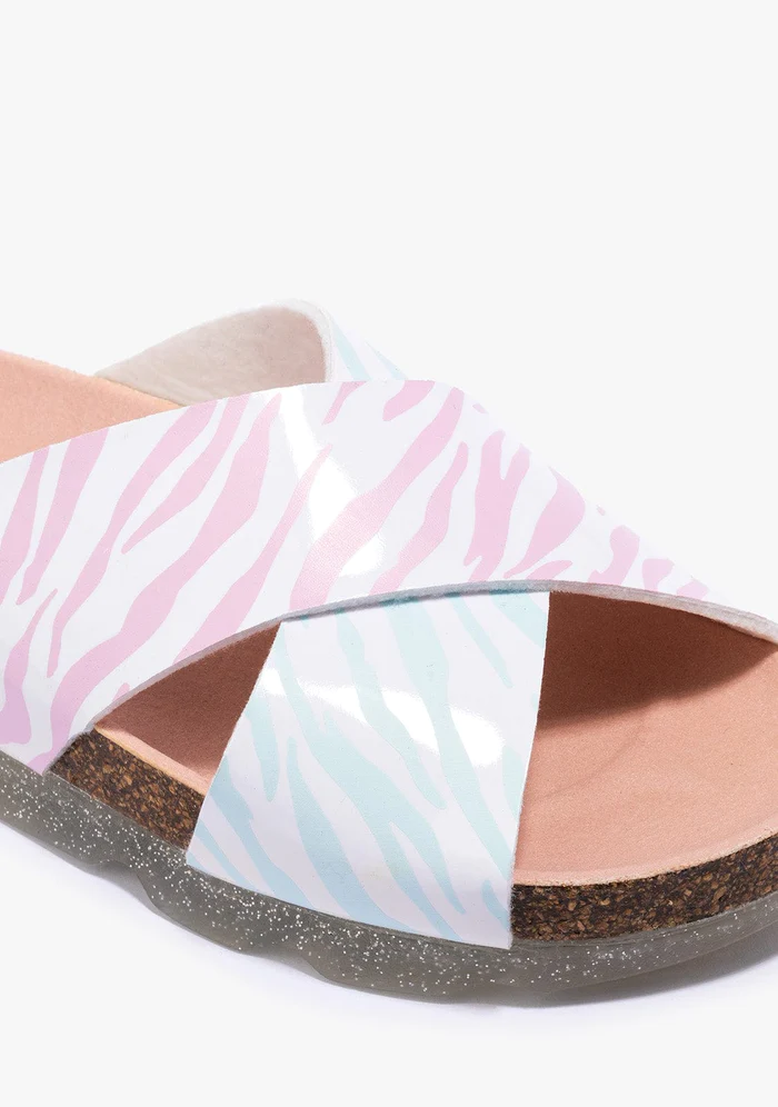 Sandalia Estampado Cebra - Imagen 4