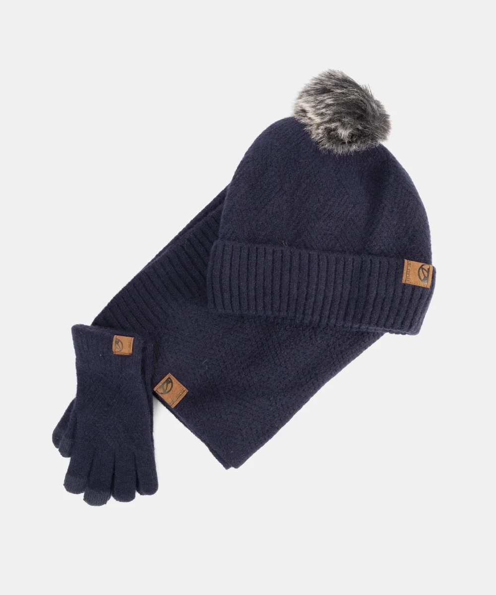 Pack Gorro, Guantes y Bufanda 252852 Navy Pepe Moll - Imagen 2