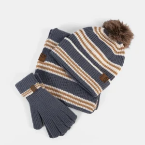 Pack Gorro, Guantes y Bufanda 252854 Navy Pepe Moll