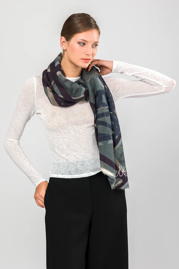 Phasmina Azul Estampada Anekke - Imagen 5