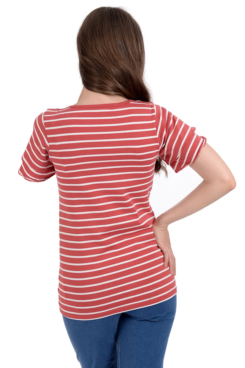 Playera de Maternidad MAMA MIA Amplia de Manga Corta - Imagen 4