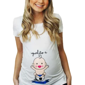 Playera Con Estampado De Bebé