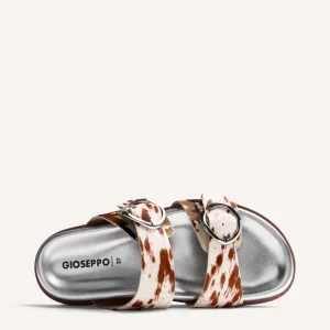 Sandalia Bio Piel Estampado Animal Carney Gioseppo