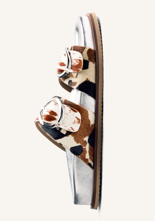 Sandalia Bio Piel Estampado Animal Carney Gioseppo - Imagen 6