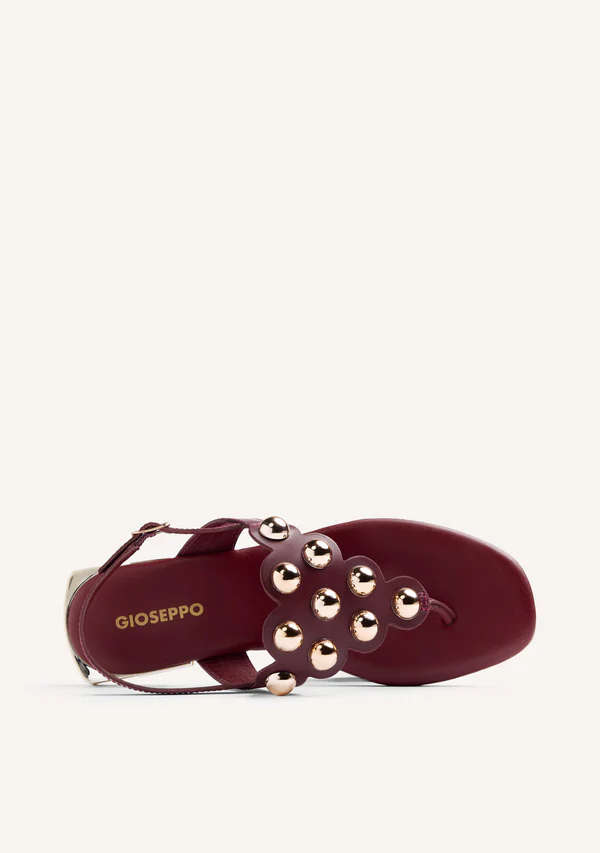 Sandalia Piel Tachas Kaduna Gioseppo - Imagen 2