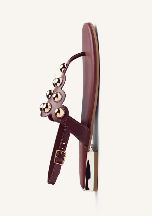 Sandalia Piel Tachas Kaduna Gioseppo - Imagen 5