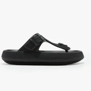 Sandalias Hebilla Negro B&W