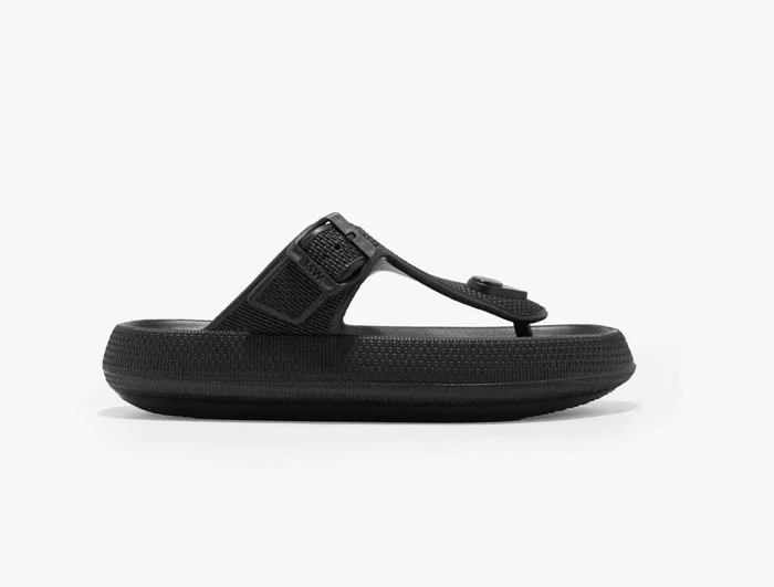 Sandalias Hebilla Negro B&W