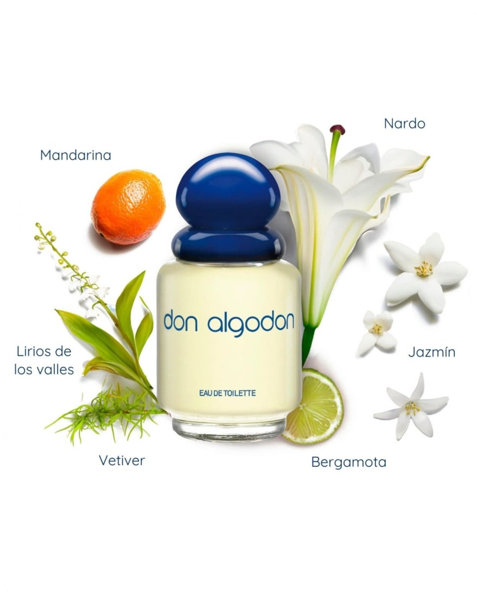 Set Tripack Colonia 100ml + Gel Ducha+ Loción Don Algodón - Imagen 5